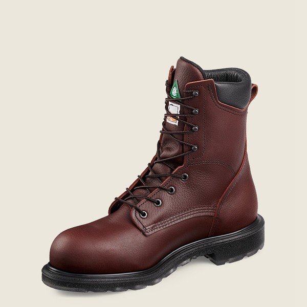 Mens Red Wing Supersole® 2.0 - 8-inch Csa Toe - Safety Boots Burgundy - CMU029657